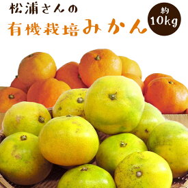 【香川県産】【常温送料込/一部地域別途】有機栽培みかん　（サイズ混合）約10kg（有機JAS認定）＜箱入り＞※なくなり次第終了。売り切れの際はご容赦ください。