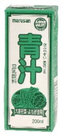 ■【ムソー】（マルサン）青汁豆ジャン200ml　※12本セット