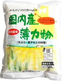 ◆特注品◆■【ムソー】（桜井）国内産薄力粉500g※12個セット