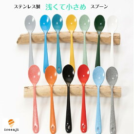 ＼送料無料／いろさじ irosaji スプーン 浅い 小さめ ステンレス製 敬老の日 介護 景品 ノベルティ プレゼント 折れない スプーン 小さめ 浅め 介護 ヨーグルト カラフル かわいい ステンレス苦手 金属アレルギー 食洗機対応 燕三条 日本製 食べさせる カラフル カレー