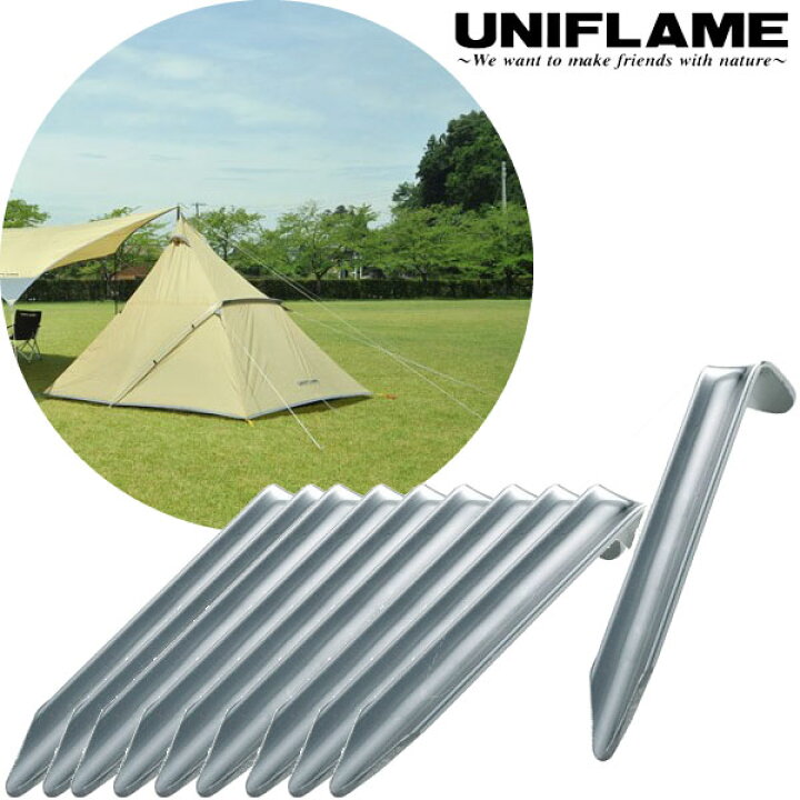 330円 消費税無し ユニフレーム ちびペグ 10本セット 681527 UNIFLAME 330円 消費税無し ユニフレーム ちびペグ 10本セット 681527 UNIFLAME