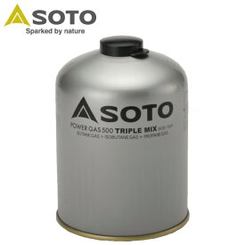 SOTO ソト 新富士バーナー パワーガス500 トリプルミックス OD缶 ガスボンベ カートリッジ SOD-750T