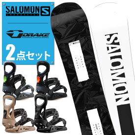 【クーポン利用で20%OFF! 4/24 20:00-4/27 9:59】 SALOMON CRAFT サロモン クラフト スノーボード 2点セット 23-24 2023-2024年 トゥルーツイン L47348800