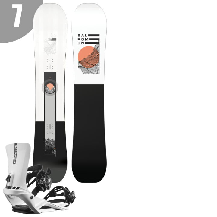 楽天市場】SALOMON SIGHT サロモン サイト スノーボード 2点セット 23 