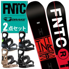 FNTC TNT R ティーエヌティーアール BLACK/RED スノーボード 2点セット 23-24 2023-2024年 ブイダブルキャンバー グラトリ