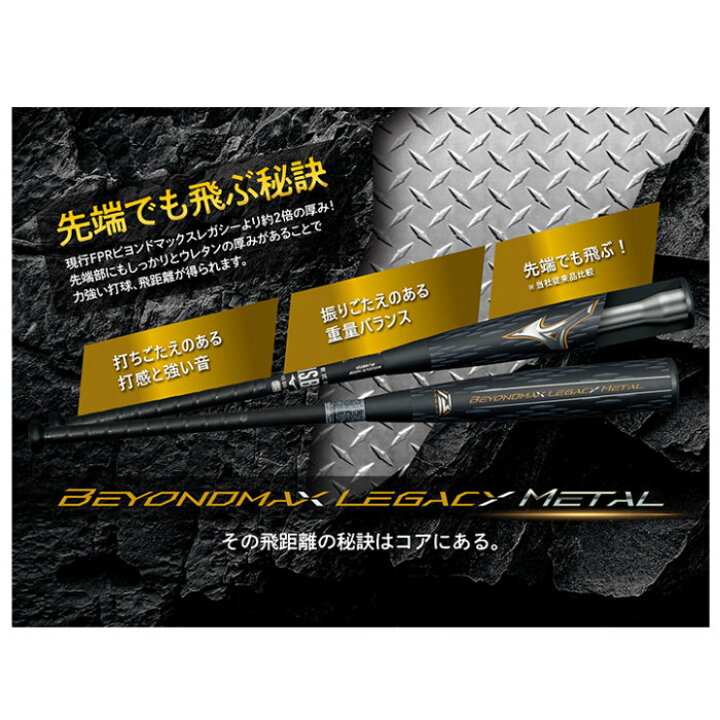 楽天市場】MIZUNO ミズノ 軟式野球用金属バット ビヨンドマックス 