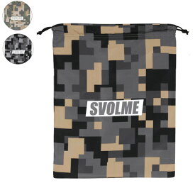 SVOLME スボルメ シューズ袋 デジカモシューズ袋 巾着 シューズケース バッグ サッカー フットサル スポーツ 1243-32129