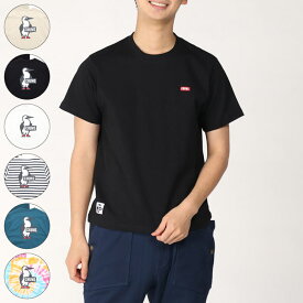 【クーポン利用で10%OFF! 4/24 20:00-4/27 9:59】 CHUMS チャムス Booby Logo T-Shirt ブービーロゴTシャツ 半袖 メンズ 2023年春夏 ヘビーウェイト 10カラー CH01-2279