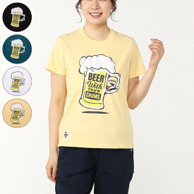 CHUMS チャムス Womens BEER With Your CHUMS T-Shirt ウィメンズ ビールウィズユアチャムスTシャツ アウトドア レディース 4カラー CH11-2372