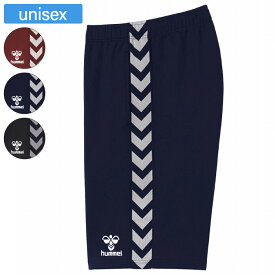 hummel ヒュンメル ジャージ チームハーフパンツ シェブロンラインテープ仕様 トレーニング 練習 定番 サッカー ハンドボール ドッジ HAT6098