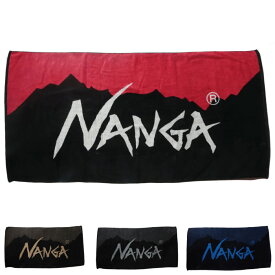 【3/30限定!クーポン利用で20%OFF!】 NANGA ナンガ LOGO BATH TOWEL ロゴ バスタオル 今治タオル 64×135cm 4カラー N13N