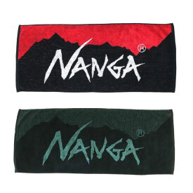 NANGA ナンガ NANGA LOGO FACE TOWEL ナンガロゴフェイスタオル キャンプ ジャガード織り34×80cm NANGALOGOFACETOWEL