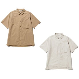 【3/30限定!クーポン利用で5%OFF!】 NANGA ナンガ AIR CLOTH COMFY S/S SHIRT エアクロスコンフィーS/Sシャツ 半袖 メンズ 2023年春夏 ドットエア 2カラー NW2211-1H228