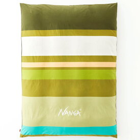 【3/30限定!クーポン利用で30%OFF!】 NANGA ナンガ GOOD SLEEPING DUVET COVER SINGLE BORDERS デュベットカバーシングル 掛け布団用カバー NZ2254-4F410