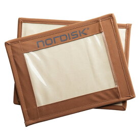 【クーポン利用で30%OFF! 4/24 20:00-4/27 9:59】 Nordisk ノルディスク Name Boards -Colour My Adventure- Chocolate ネームボード 磁石式 デコレーション キャンプ 25cm×19cm 148091