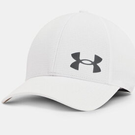 【3/30限定!クーポン利用で20%OFF!】 UNDER ARMOUR アンダーアーマー UAアイソチル アーマーベント フィッティド キャップ 帽子 メンズ 2022年春夏 White 1361530