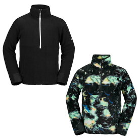 【3/30限定!クーポン利用で5%OFF!】 VOLCOM ボルコム POLAR FLEECE MOCK 1/2 ZIP PULLOVER メンズ フリース ハーフジップ プルオーバー スノーボード スノボ ウェア 2023-2024年 2カラー G4152405