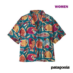 patagonia p^SjA WS TIDAL THREADS SHIRT - Wrasse: Wetland Blue EBYE^C_EXbYEVc - X EFbgh u[