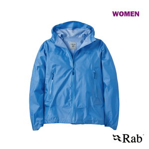 Rab ���u Women's Phantom Mountain Waterproof Jacket Bluebird �t�@���g�� �}�E���e�� �E�H�[�^�[�v���[�t �W���P�b�g �u���[�o�[�h �E�B�����Y���f�� �h���W���P�b�g