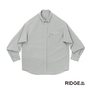 RIDGE MOUNTAIN GEAR ���b�W�}�E���e���M�A Men's Basic Long Sleeve Shirt 2026 Quiet Grey �x�[�V�b�N �����O�X���[�u �V���c 2026 �N���C�G�b�g�O���[ �����Y���f�� �����V���c