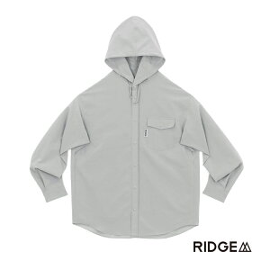 RIDGE MOUNTAIN GEAR ���b�W�}�E���e���M�A Men's Hooded Long Sleeve Shirt 2026 Quiet Grey �t�[�f�b�h �����O�X���[�u �V���c 2026 �N���C�G�b�g�O���[ �����Y���f�� �����V���c