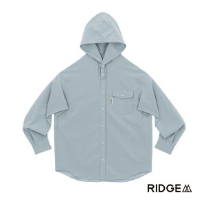 RIDGE MOUNTAIN GEAR ���b�W�}�E���e���M�A Men's Hooded Long Sleeve Shirt 2026 Sky Haze �t�[�f�b�h �����O�X���[�u �V���c 2026 �X�J�C�w�C�Y �����Y���f�� �����V���c