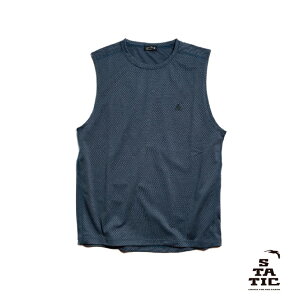 STATIC �X�^�e�B�b�N Adjust Sleeveless Shirts - Blue Berry �A�W���X�g �X���[�u���X �V���c - �u���[�x���[ �m�[�X���[�uT�V���c ���j�Z�b�N�X���f�� XS/S/M/L/XL�T�C�Y