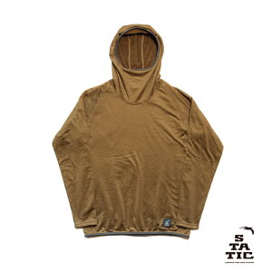 STATIC �X�^�e�B�b�N ADRIFT P/O HOODY - Olive Brown �A�h���t�g �v���I�[�o�[ �t�[�f�B - �I���[�u�u���E�� XXS/XS/S/M/L/XL�T�C�Y