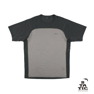 STATIC �X�^�e�B�b�N Chord Wool Short Sleeve Shirts - Teak �R�[�h�E�[�� �V���[�g�X���[�u �V���c - �`�[�N ����T�V���c XS/S/M/L/XL�T�C�Y