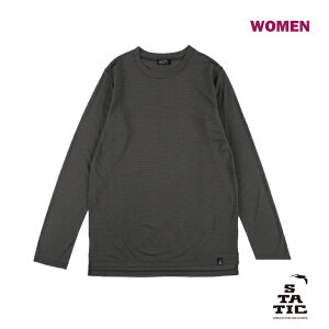 STATIC �X�^�e�B�b�N All Elevation Long Sleeve W's Graphite �I�[���G���x�[�V���� �����O�X���[�u �E�B�����Y���f�� �O���t�@�C�g S/M/L�T�C�Y