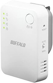 BUFFALO WiFi 無線LAN中継機 WEX-1166DHPS/N 11ac/n/a/g/b 866+300Mbps ハイパワー コンパクトモデル 簡易パッケージ 日本メーカー(iPhone13/12/11/iPhone SE(第二世代) メーカー動