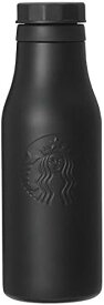 STARBUCKS スターバックス スタバ ステンレス ロゴボトル マット ブラック ホワイト 473ml タンブラー 食器 アジア 黒 白 エンボス加工 型押し グランデ シンプル ロゴ セイレン 女神 水筒 真空二重構造 誕生日 プレゼント