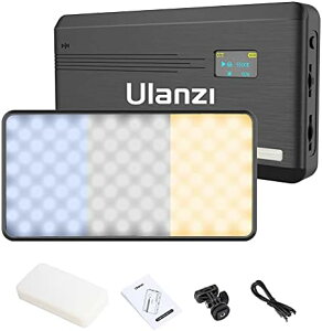 Ulanzi VL200 LEDrfICg Bep 2500K-9000K iK BeƖ Type-C [d ^ y ^ ^ѕ֗ 5000mAh ~j iBe/rfIBe/YouTube/Tiktok//B蓙ɓKp