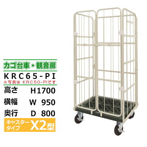 �J�S��� �R���r�e�i�[ �ω��� ������ KRC65-PI �L���X�^�[�FX2�^H170cm×W95cm×D80cm �A�C�{���[�J�S�� ���[���{�b�N�X�p���b�g �{�b�N�X�p���b�g �R���e�i �H�� �q�� �^�� �Ɩ��p�y�ԏ�n���i ��