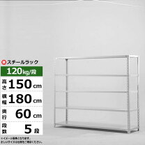 楽天市場】スチールラック 幅180 60 5段の通販