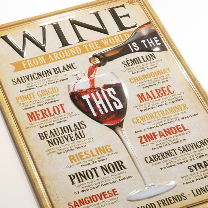 楽天市場 ブリキ看板e 赤ワイン Red Wine Th ポスター 絵 壁掛け 男前インテリア雑貨 Bar バー お酒 ワイングラス 金属アートパネル イラスト 絵画 オーナメント アメリカン雑貨 プレート おしゃれ モダン アンティーク風 cm 30cm メール便 ブリキ看板 アート