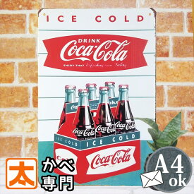 ブリキ看板k コカ・コーラ icb サインボード インテリア ポスター BAR バー コカコーラ グッズ 雑貨 サインプレート アート coca cola アメリカン雑貨 男前 絵画 ステッカー モダン 一人暮らし 店舗用 アメリカ雑貨