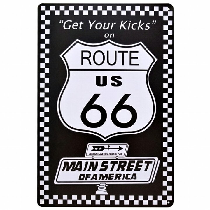 楽天市場】ルート66 ch ブリキ看板 ポスター インテリア route66 