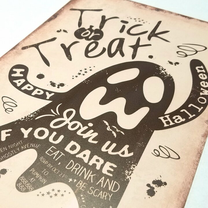 楽天市場 50 Off ハロウィン 飾り オーナメント ブリキ看板s お化け インテリア雑貨 小物 ハロウィンボード 装飾 おばけ 幽霊 アートパネル イラスト ポスター タペストリー おしゃれ かわいい 白黒 モノクロ モノトーン 縦長 玄関 屋外 Halloween ハロウィーン 21