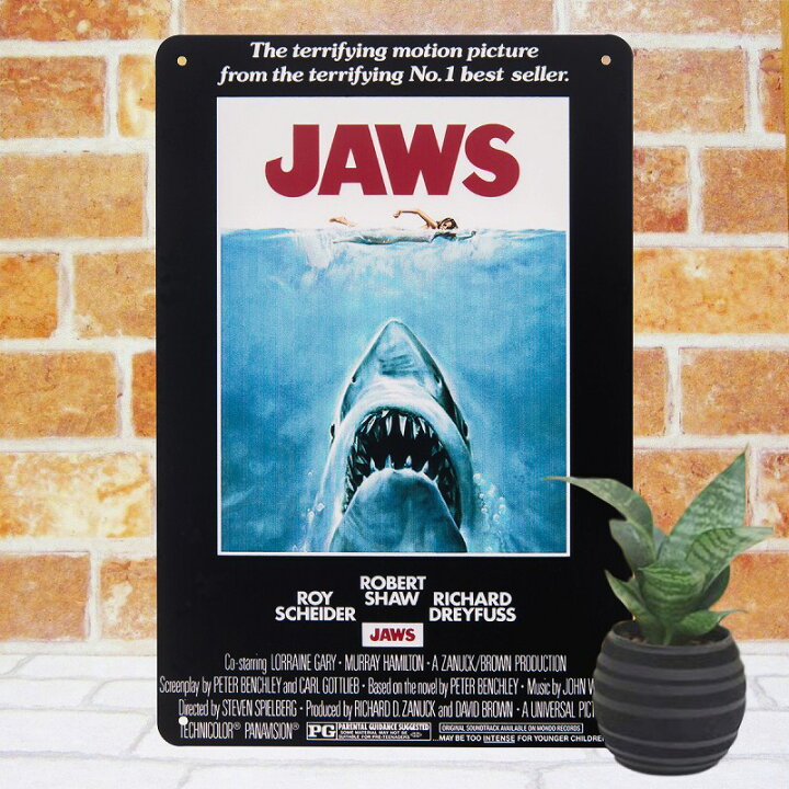 楽天市場 サメ グッズ 雑貨 ブリキ看板s Jaws ジョーズ パニック映画ポスター 男前インテリア 人食い鮫 ジョーズ2 シャーク スピルバーグ 海辺 サーフ系 西海岸 サインプレート アートパネル 絵画 タペストリー おしゃれ アメリカン雑貨 cm 30cm メール便 ブリキ 楽天市場 サメ グッズ 雑貨 ブリキ看板s Jaws ジョーズ パニック映画ポスター 男前インテリア 人食い鮫 ジョーズ2 シャーク スピルバーグ 海辺 サーフ系 西海岸 サインプレート アートパネル 絵画 タペストリー おしゃれ アメリカン雑貨 cm 30cm メール便 ブリキ