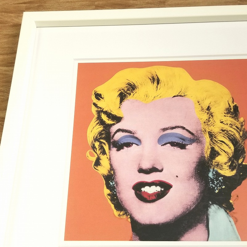アンディ・ウォーホル アートパネル【正規ライセンス】Andy Warhol アートフレーム43 マリリンモンロー Shot Marilyn,1964  アートポスター インテリア 絵画 額付き イラスト ポップアート 肖像画 壁掛け 雑貨 デザイナーズ 名画 有名 おしゃれ カラフル 約40cm 