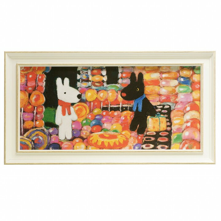 楽天市場】入手済】 リサとガスパール アートパネル 絵本 絵画 34 