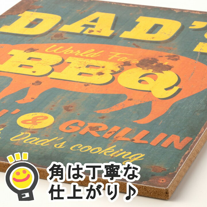 新品本物 木製看板40 バーベキュー q1 ポスター 絵 壁掛け インテリア雑貨 オーナメント 焼肉 ステーキ 肉バル 豚肉 グリル 料理 アウトドア キャンプ 絵画 イラスト