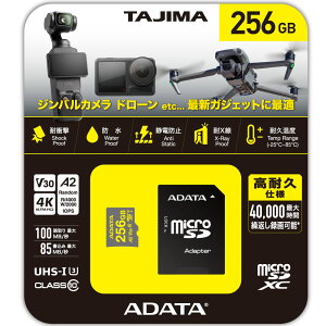ADATA TAJIMA High Endurance MicroSDJ[h 256GB ANVJ ϋv h ϏՌ *䂤pPbg *