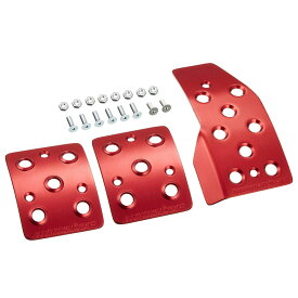 スイフトスポーツ ペダルカバー ZC32S MT車【スポーツドライビングペダルカバー/レッドアルマイト】【849520-4850M】 *ゆうパケット