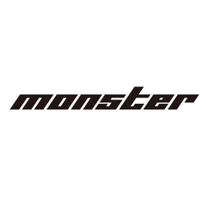 MONSTERステッカー【切り文字ステッカー(黒大)】745×90【896134-0000M】