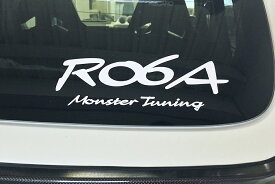 R06A Monster Tuning ステッカー*Monster Sport*アルトワークス/ハスラー/MRワゴン/ワゴンR*モンスタースポーツ　ステッカー（ガンメタ）【896176-0000M】*ゆうパケット