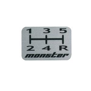 シフトノブ【モンスタースポーツシフトノブBタイプ(スティック型)/黒ネジ式】M12xP1.25*トヨタ/スバル/スズキ【831140-0000M】