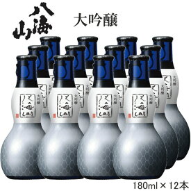【 日本酒 】『　八海山　大吟醸　180mlひょうたん瓶（12入）1箱セット　』