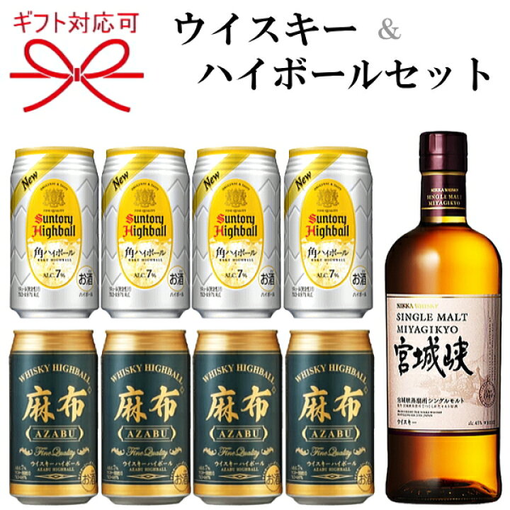 楽天市場】【ウイスキー＆ハイボールよくばりセット】ギフト『 宮城峡 